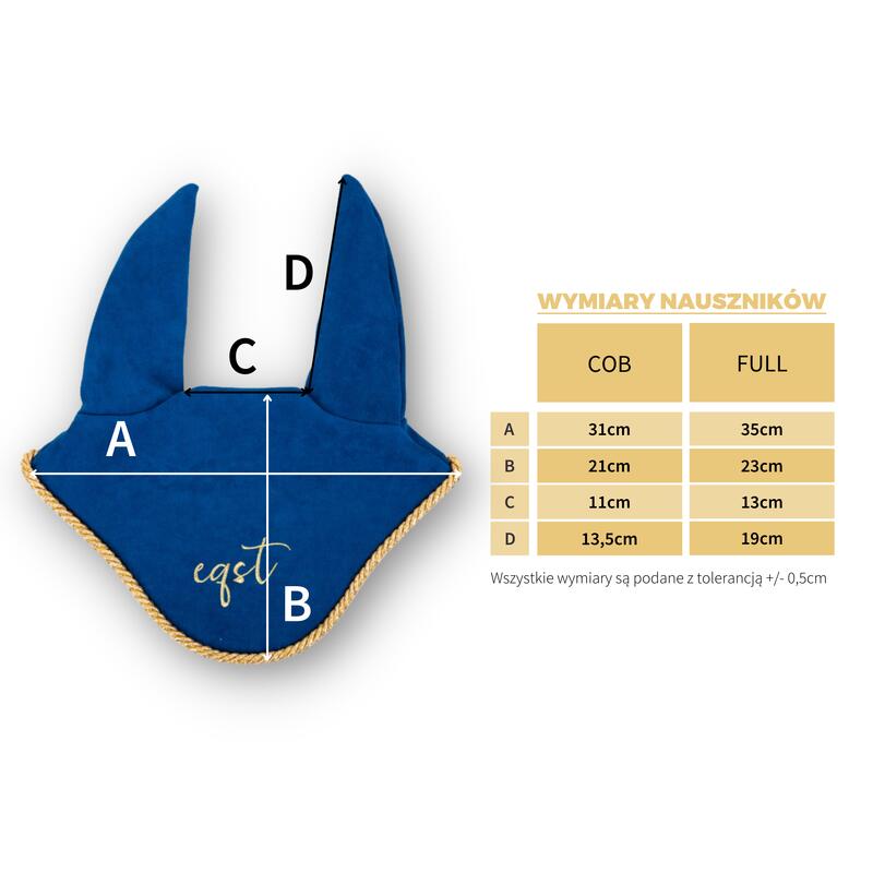 Nauszniki dla konia Eqst Elite Velvet