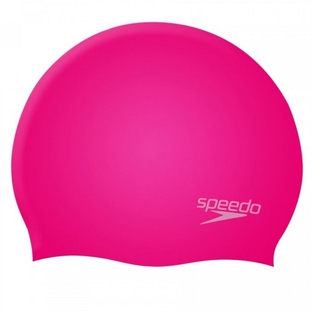 SPEEDO Childrens/Kids Silicone Swim Cap (Pink)