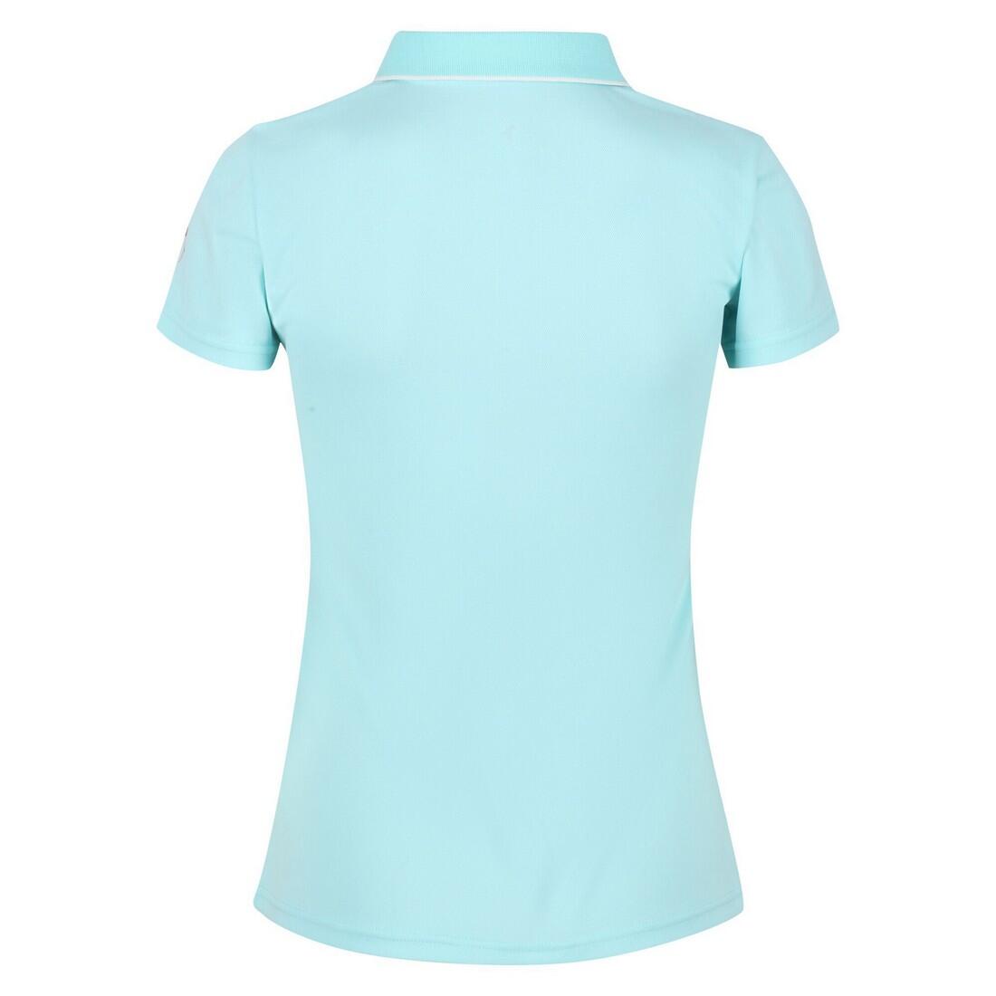 Womens/Ladies Maverick V Polo Shirt (Cool Aqua) 2/5