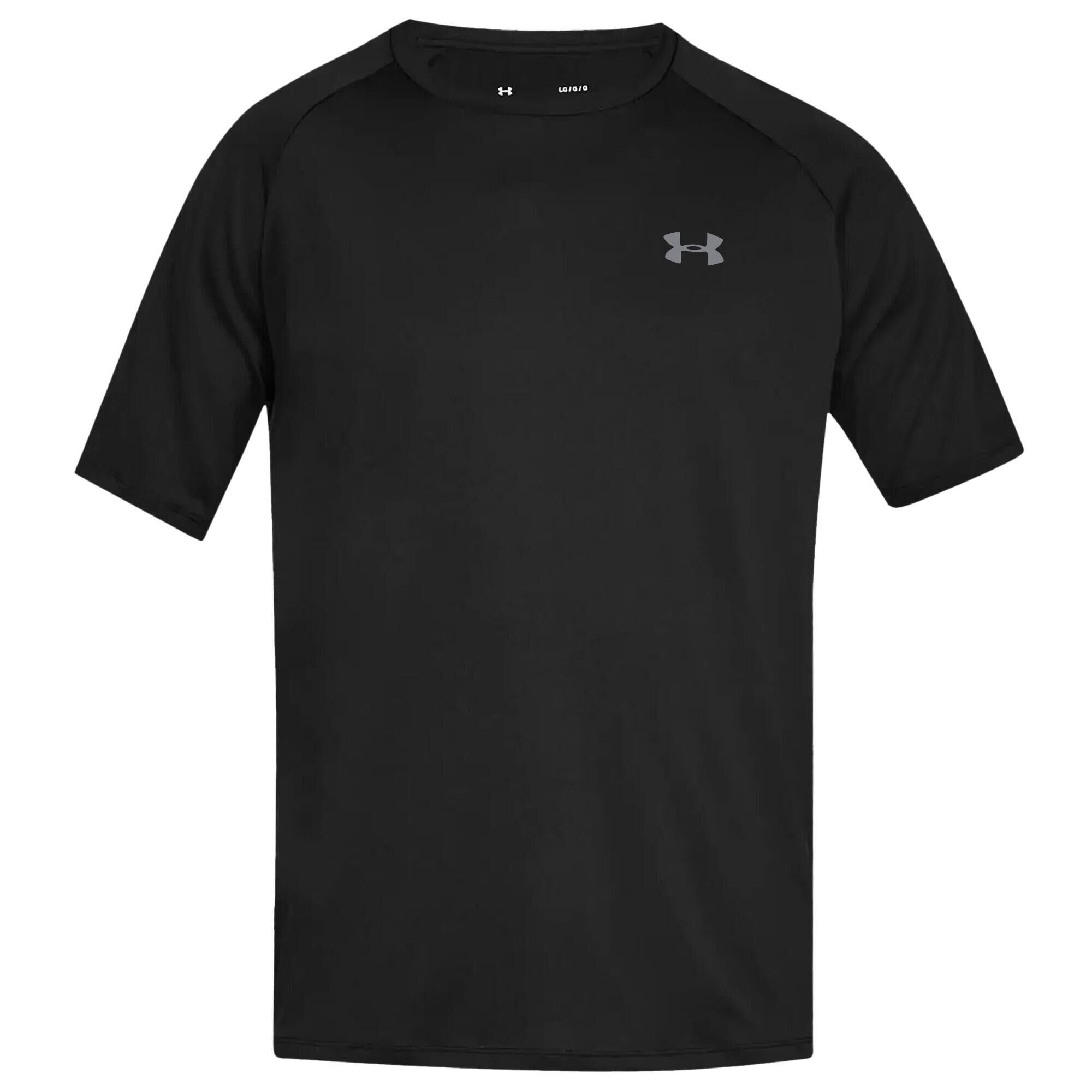 UNDER ARMOUR Mens Tech TShirt (Black/Light Graphite)