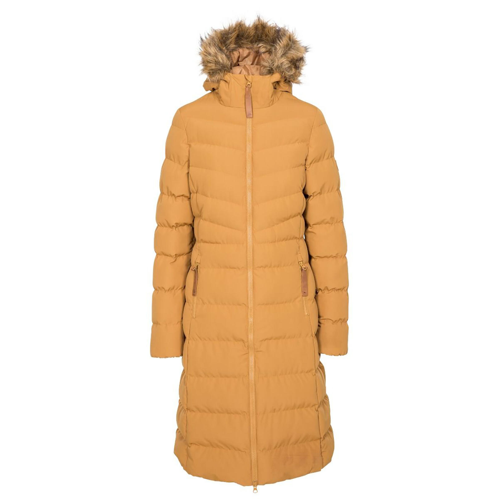 Women's AUDREY Long Down Jacket (Dark Beige)