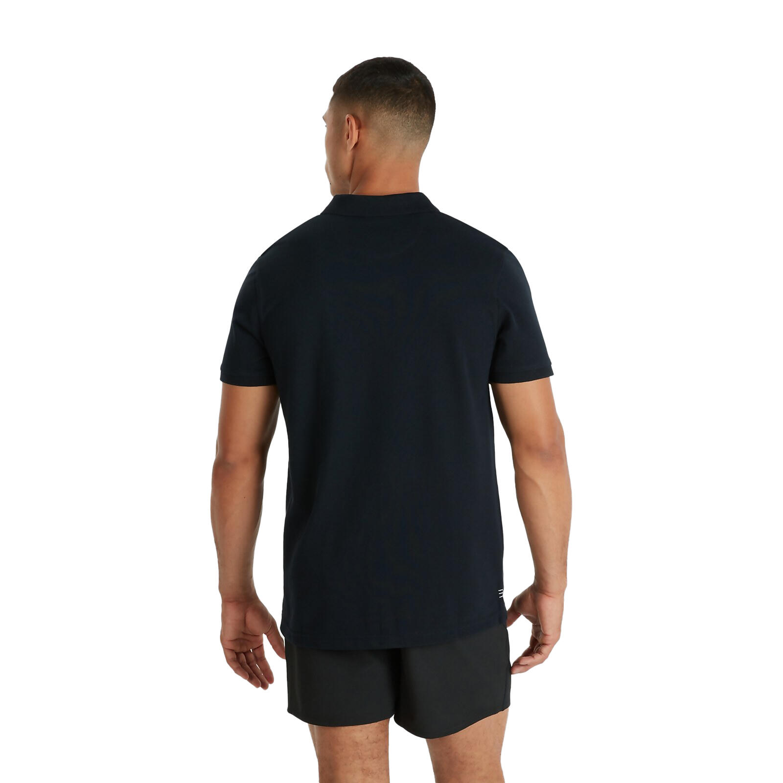 Maglietta Polo Uomo Canterbury Waimak Nero 3/4