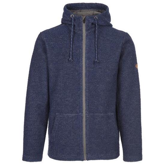 Felpa Con Cappuccio E Zip Intera Uomo Trespass Scawton Blu Navy Marna