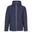 Scawton Felpa con Cappuccio e Zip Intera Uomo Blu Navy Marna