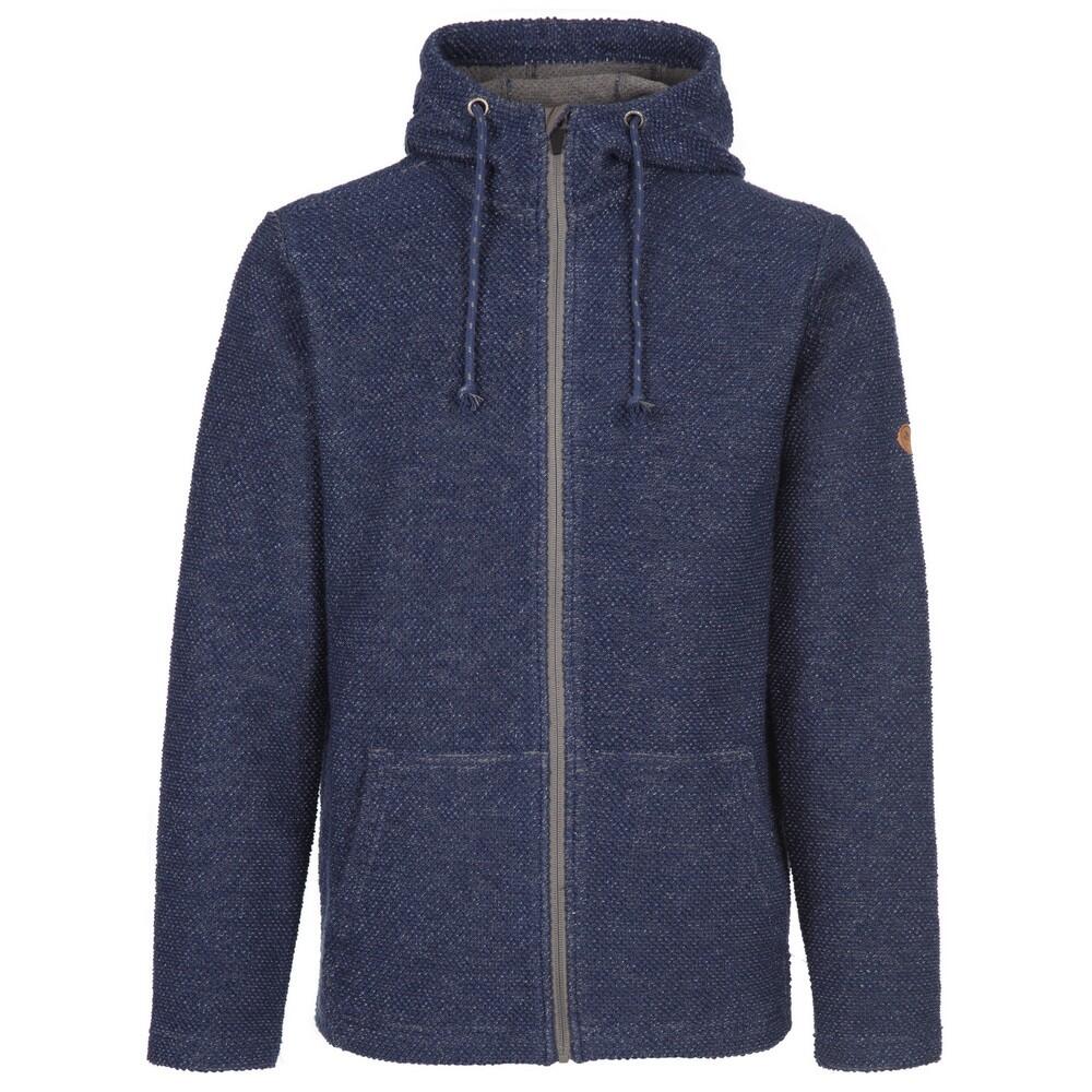 Trespass - Veste À Capuche Scawton Homme (bleu Marine Chiné) - Pull - Bleu|gris|mauve - 40 M - Decathlon