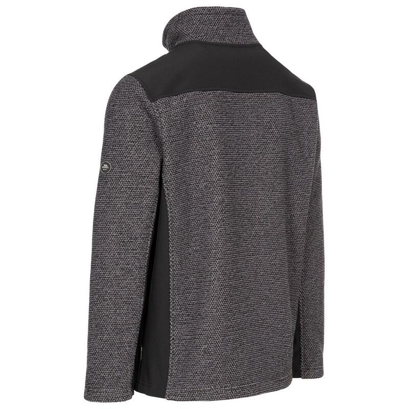 Forro Polar Farantino para Hombre Gris Oscuro de Rayas