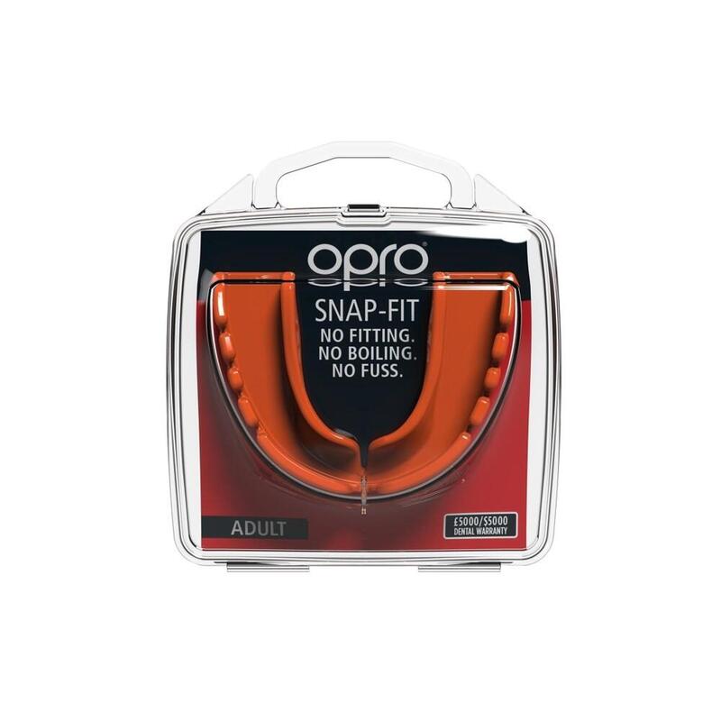 OPRO Gebitsbeschermer Snap-Fit Fluo Oranje Senior