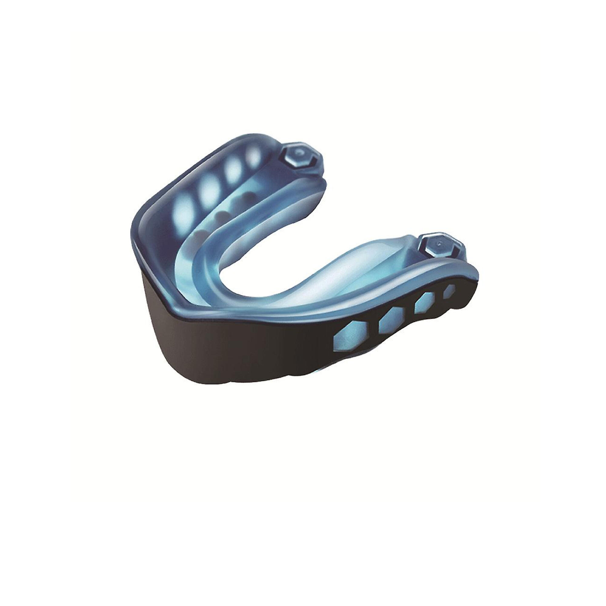 Unisex Zahnschutz Gel Max für Erwachsene Damen und Herren Schwarz/Blau 3/3