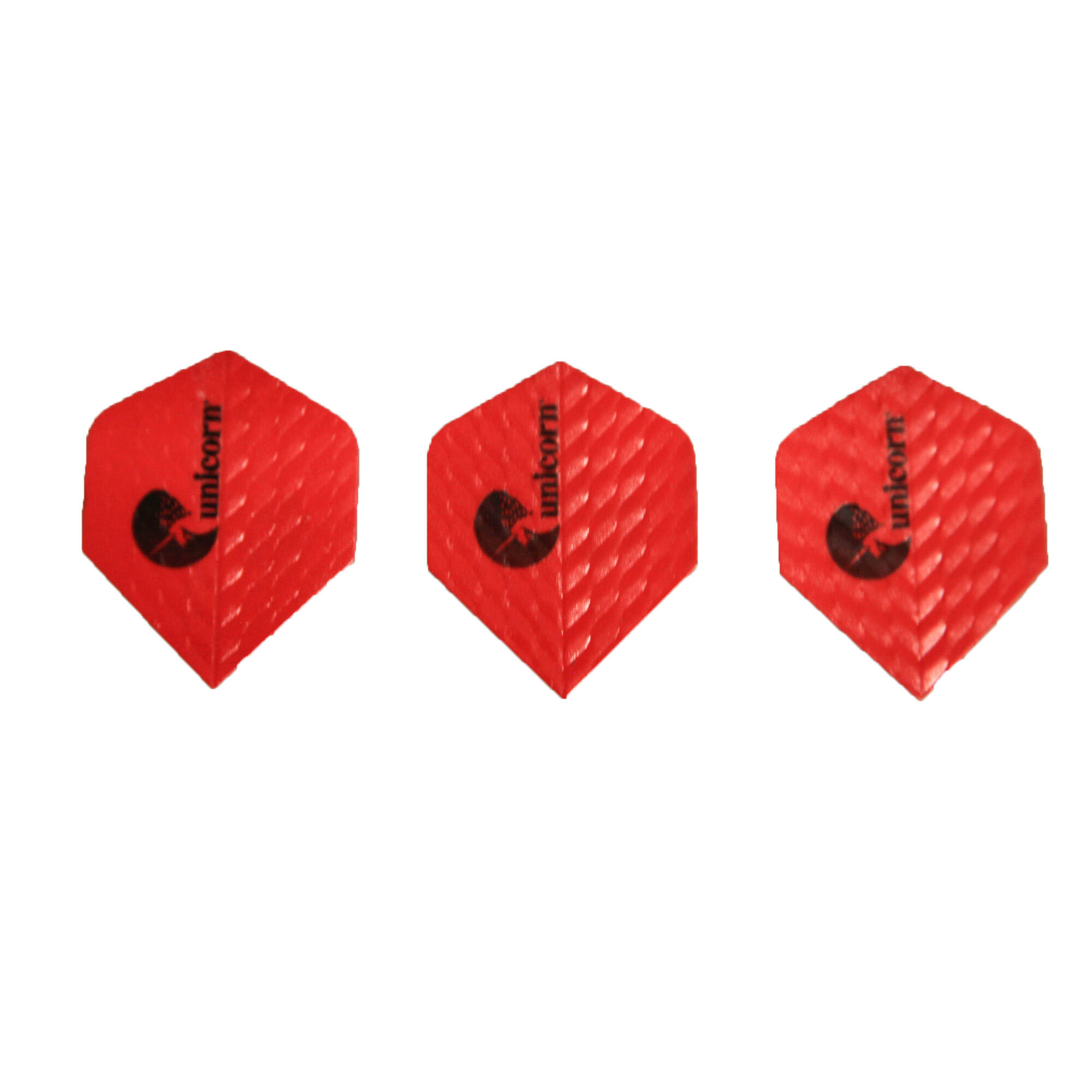Q.100 Plus Dart Flights (Pack of 3) (Red) 2/2