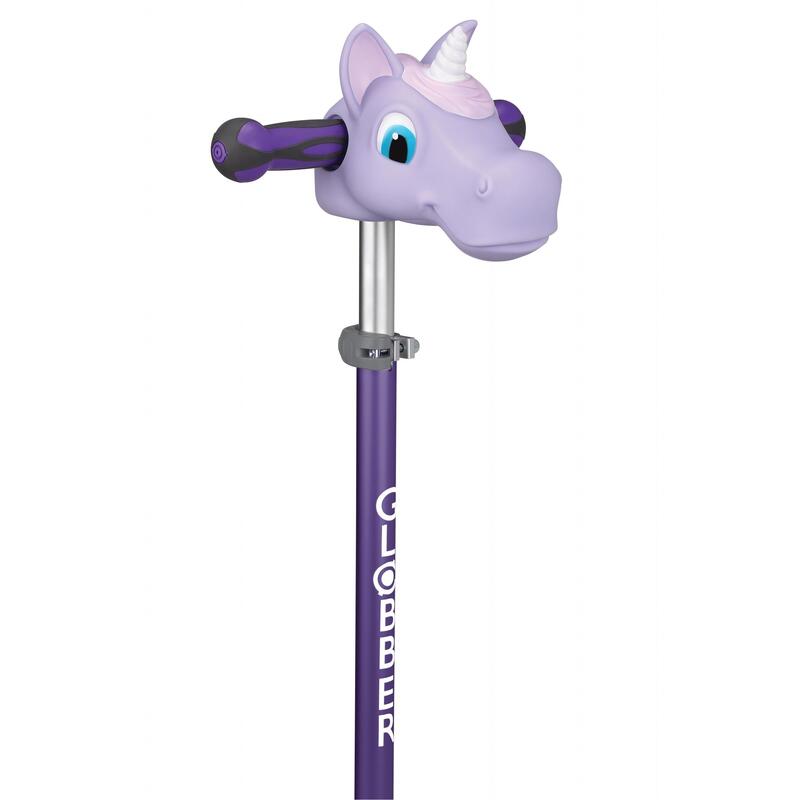 滑板車T-bar 動物造型裝飾 - 紫色獨角獸