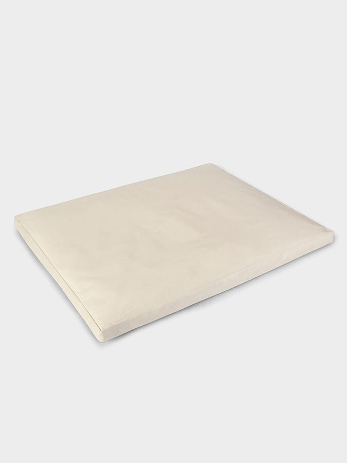 Yoga Studio EU Organic Zabuton Meditation Cushion - Ecru 1/3