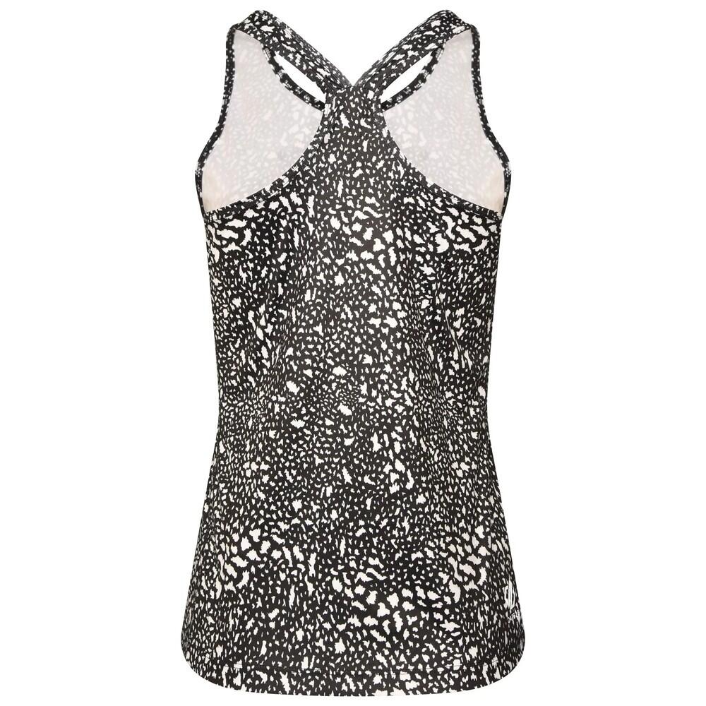 Womens/Ladies Laura Whitmore Ardency II Dotted Recycled Vest (Black/White) 2/5