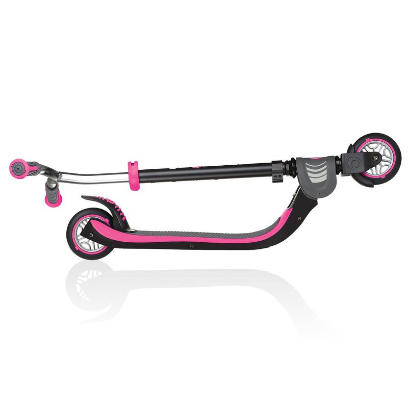 Flow Kids Foldable 2-wheel Scooter - Black / Pink