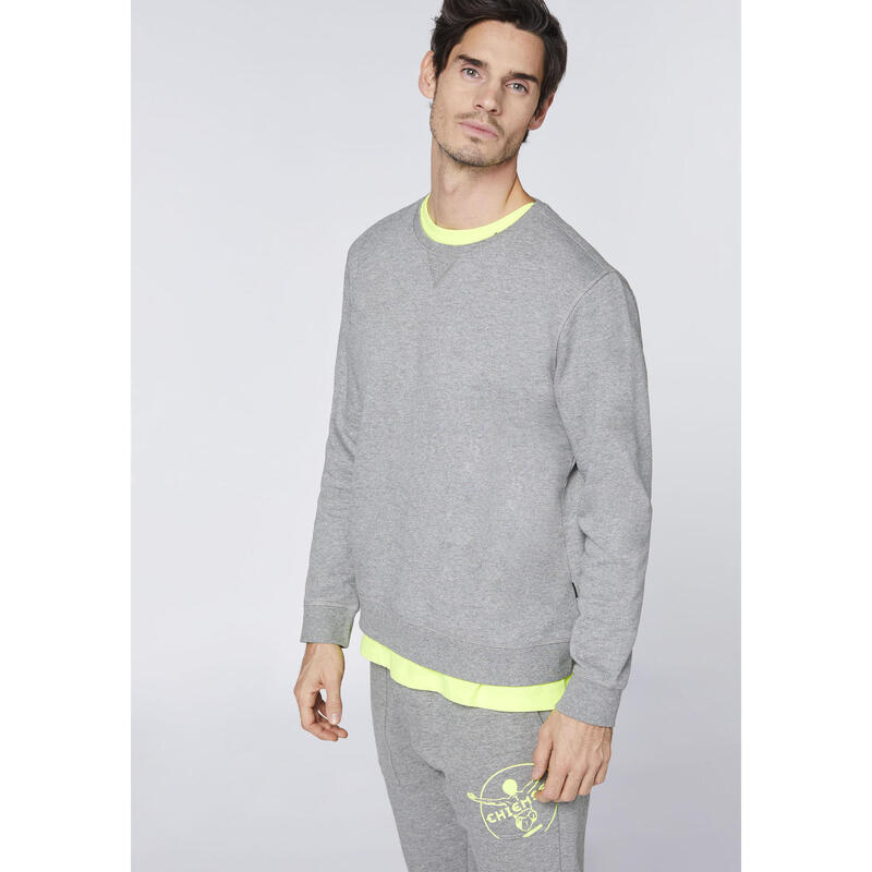 Sweatshirt mit Jumper-Motiv im Farbverlauf