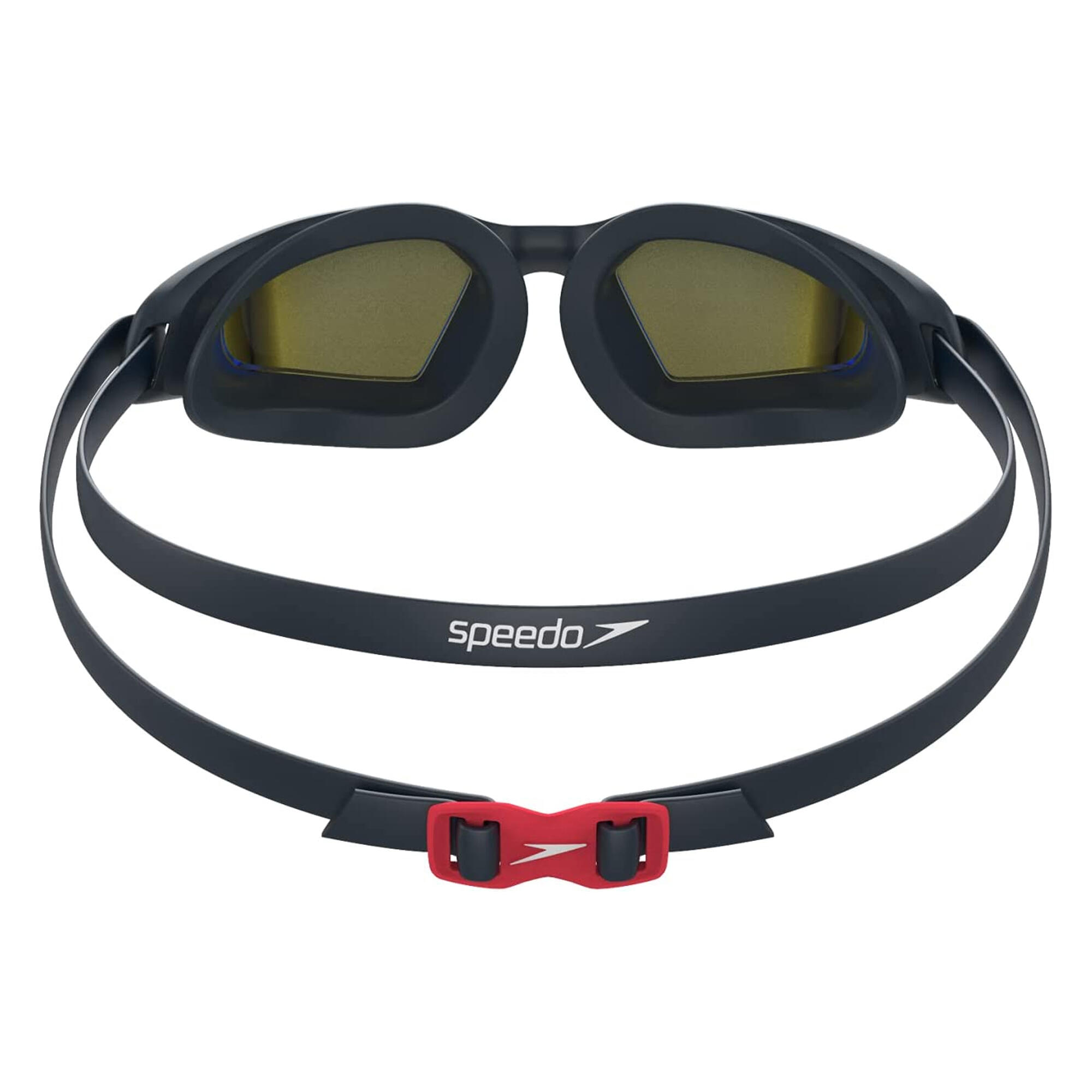Unisex Adult Hydropulse Mirrored Swimming Goggles (Navy/Blue) 2/3