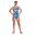 Speedo Digital Placement Medalist Swimsuit - Blue/Pink