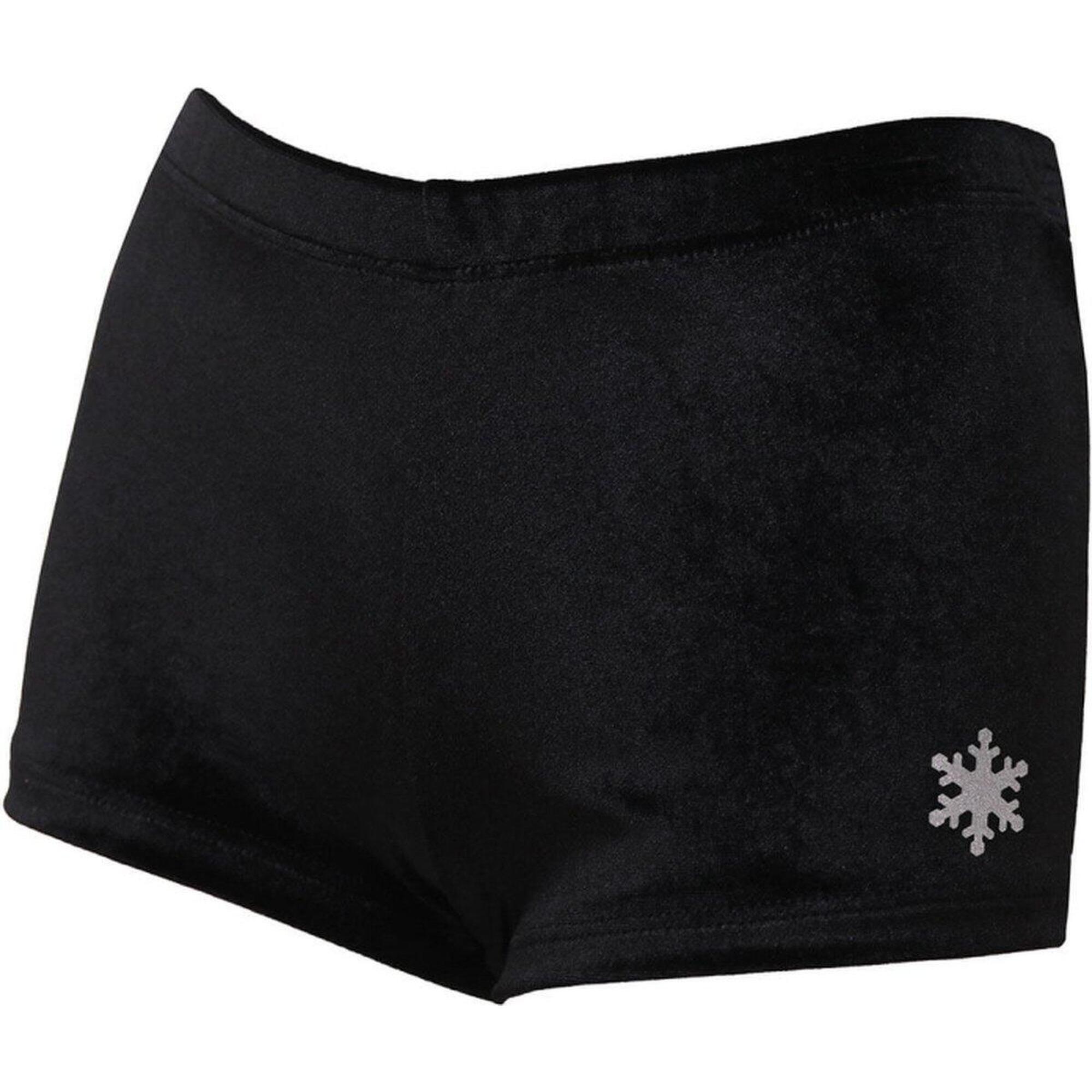 SNOWFLAKE Pantaloncini da ginnastica - Bambini - Nero - Adulto Medio (AM)