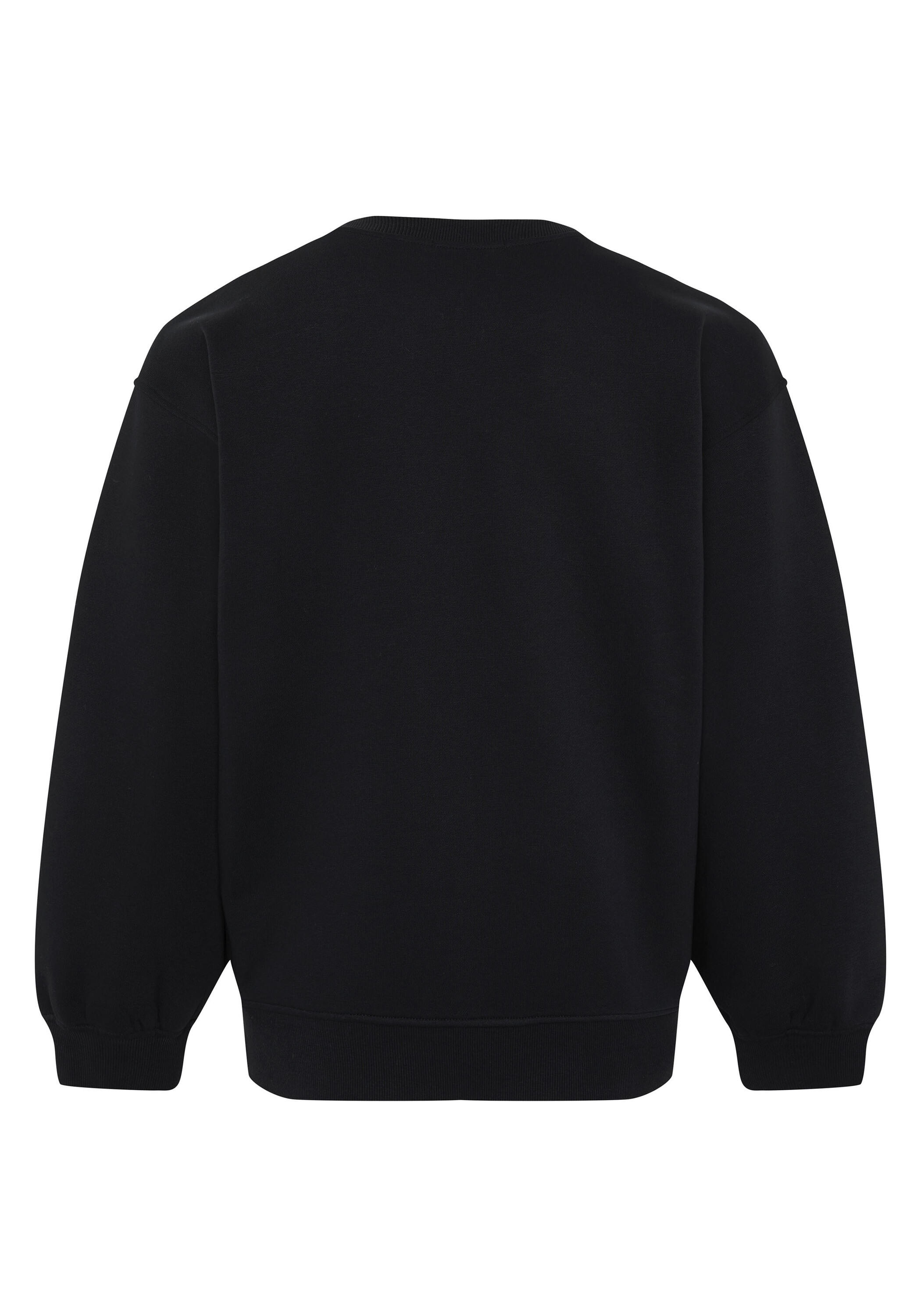 Sweatshirt mit Logo-Schriftzug in effektvoller Optik 2/7