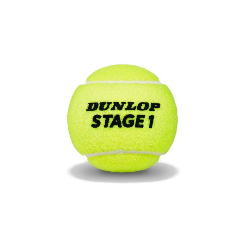 Tubo di 3 palline da tennis Dunlop Stage 2/6