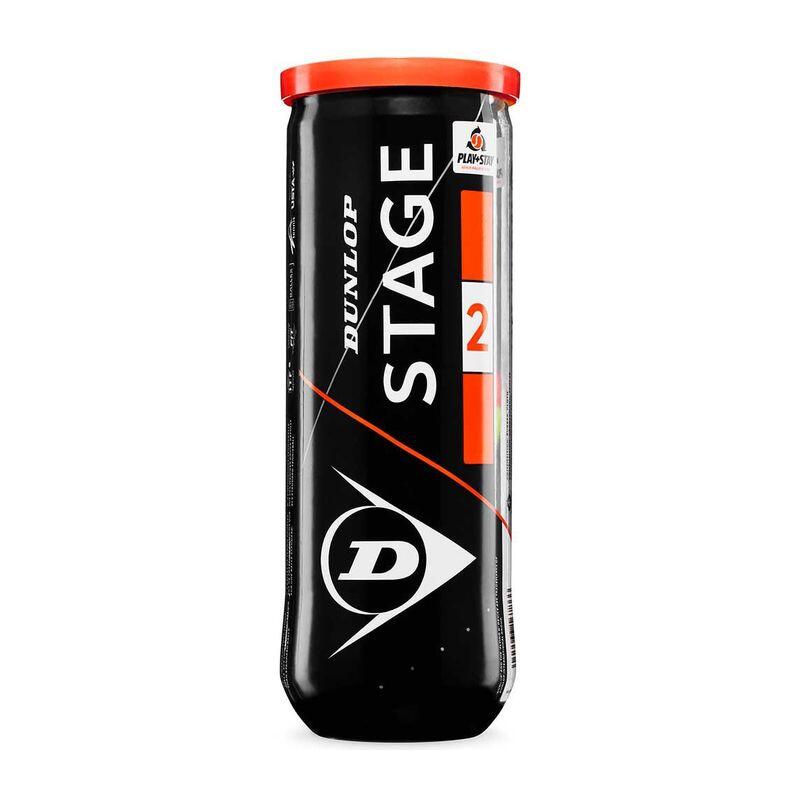 DUNLOP Tubo di 3 palline da tennis Dunlop Stage 2