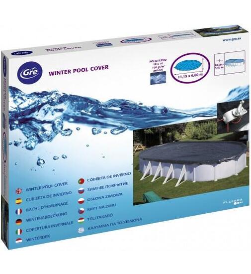 Gre Couverture d'hiver pour piscine 610 x 375 cm