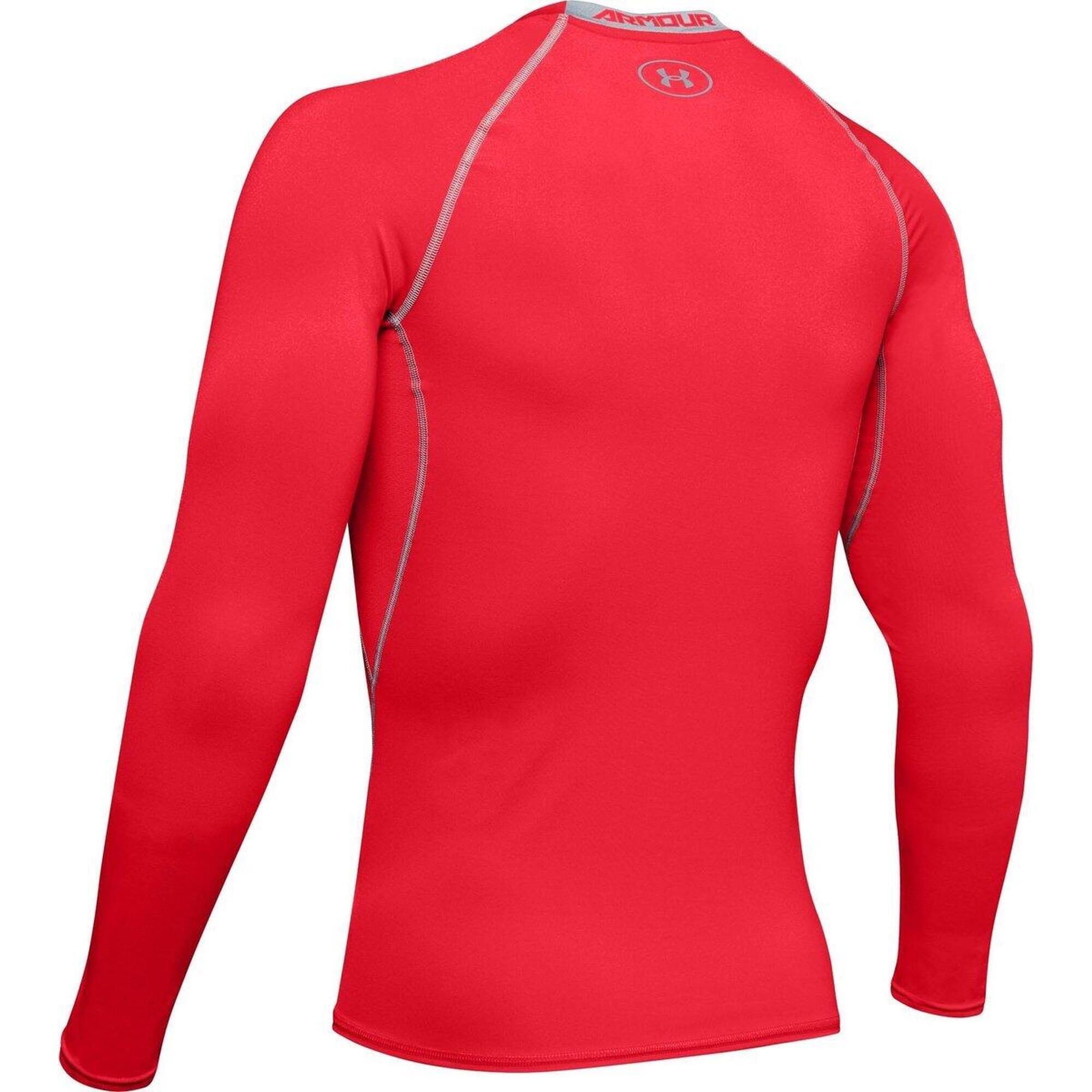 HG Armour LS Sporttrui Men - Rood - Size XXL