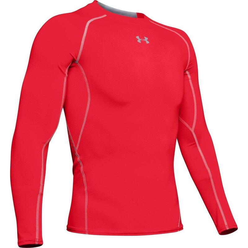 HG Armour LS Camiseta deportiva Señores - Rojo - XXL