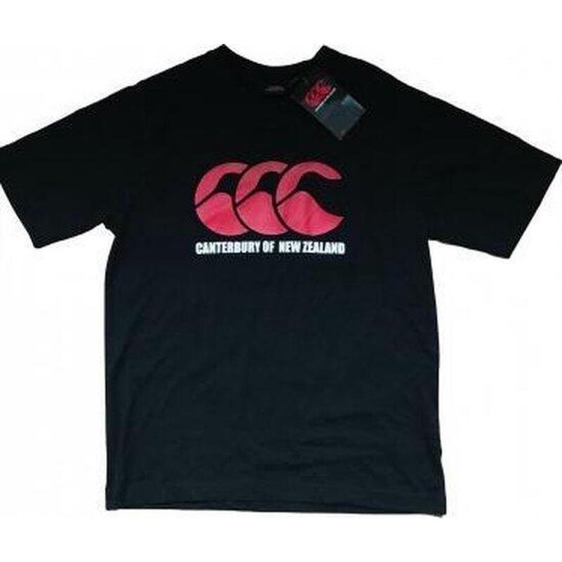 T-Shirt de Manga Curta CCC Logo Preto