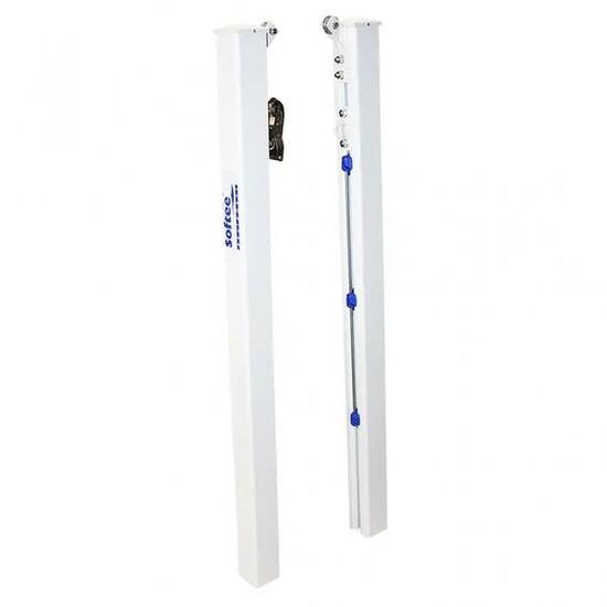 Softee Aluminium-Pfosten quadratisch 80x80 mm für Padel Set