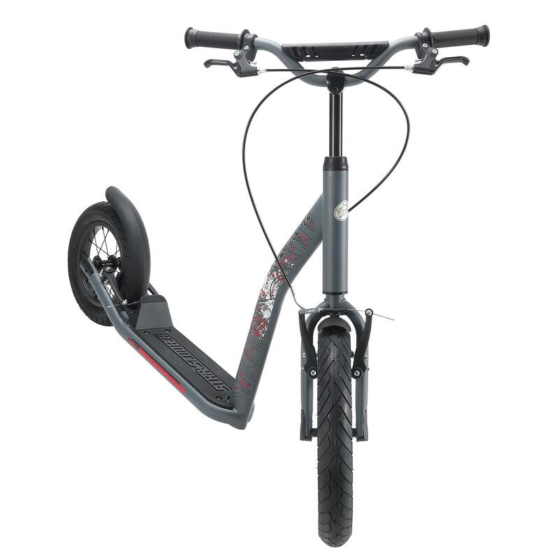 Trottinette grandes roues 16", pour enfants de 8 ans, pneus gonflables, NewGen