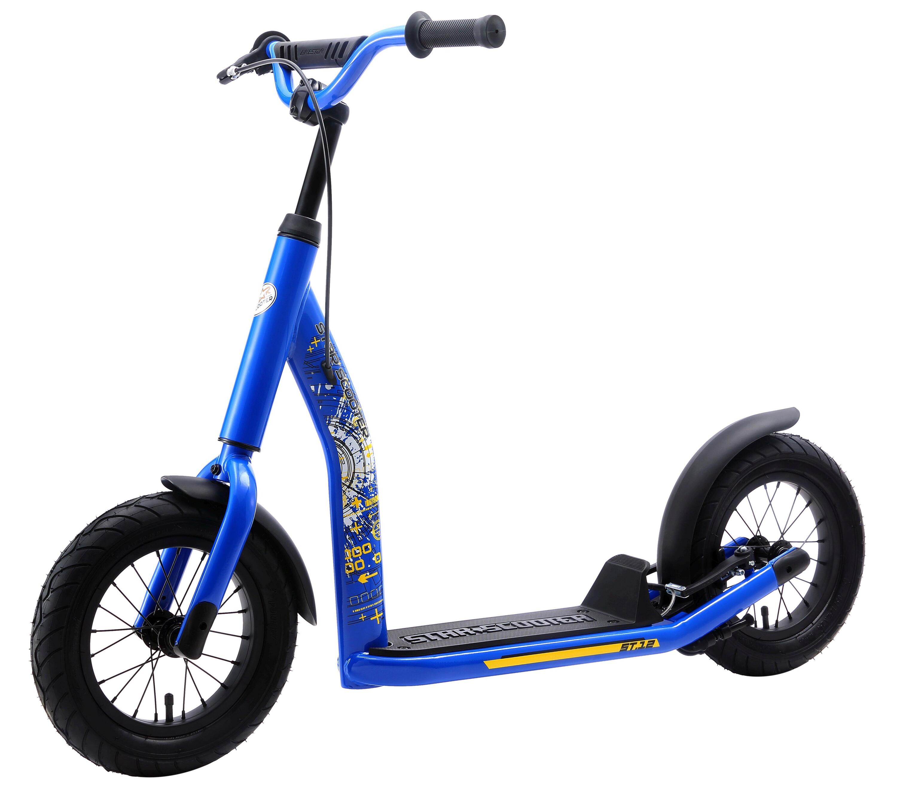 Trottinette grandes roues 12", pour enfants de 8 ans, pneus gonflables, NewGen 3/5