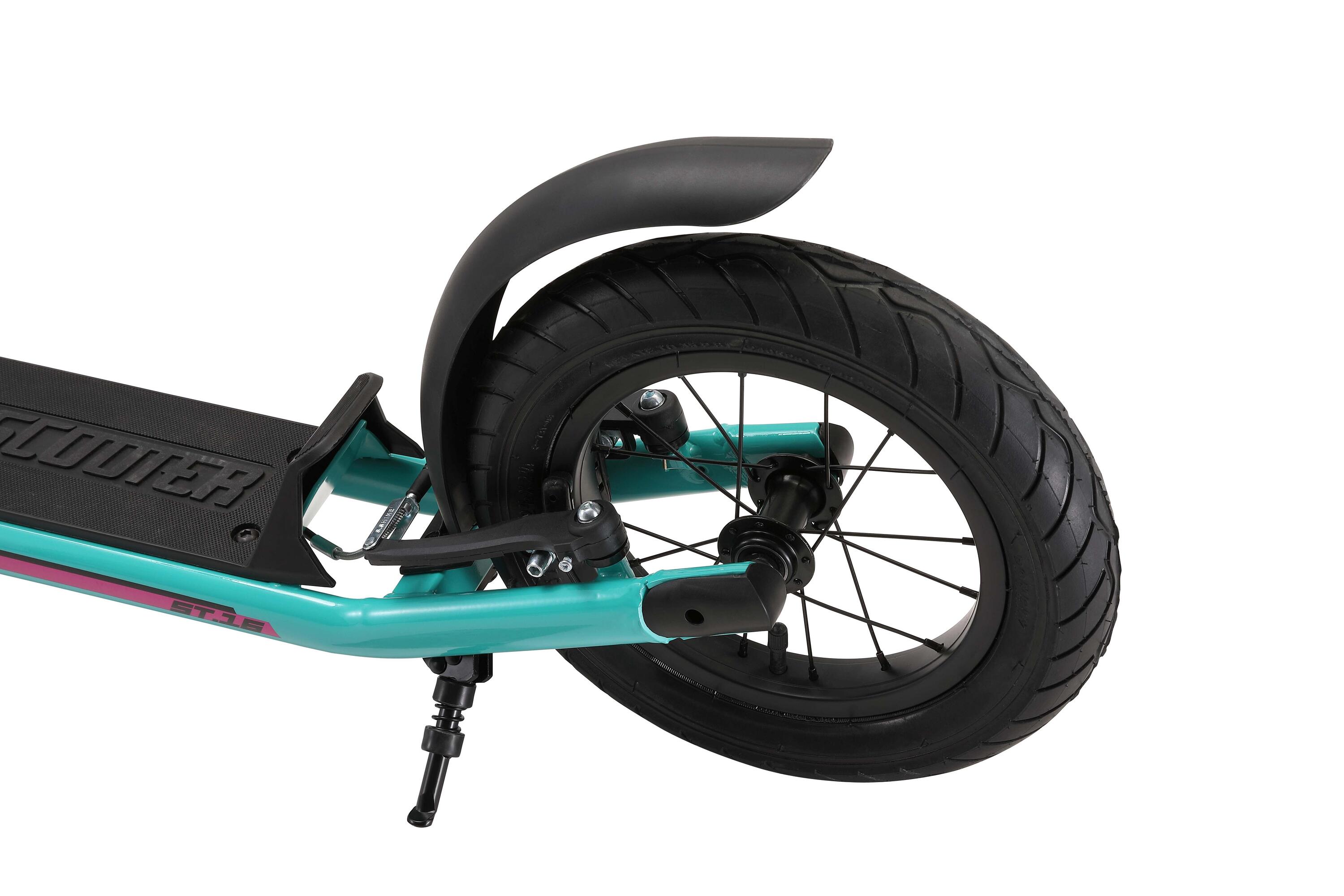 Monopattino con grandi ruote 16", per bambini 8 anni, pneumatici ad aria, NewGen 3/5