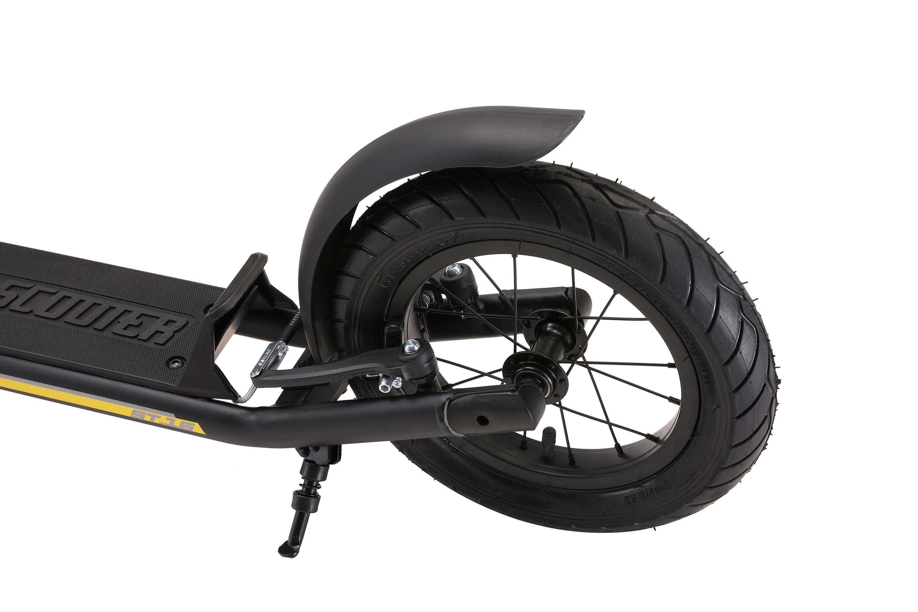 Monopattino con grandi ruote 16", per bambini 8 anni, pneumatici ad aria, NewGen 3/5
