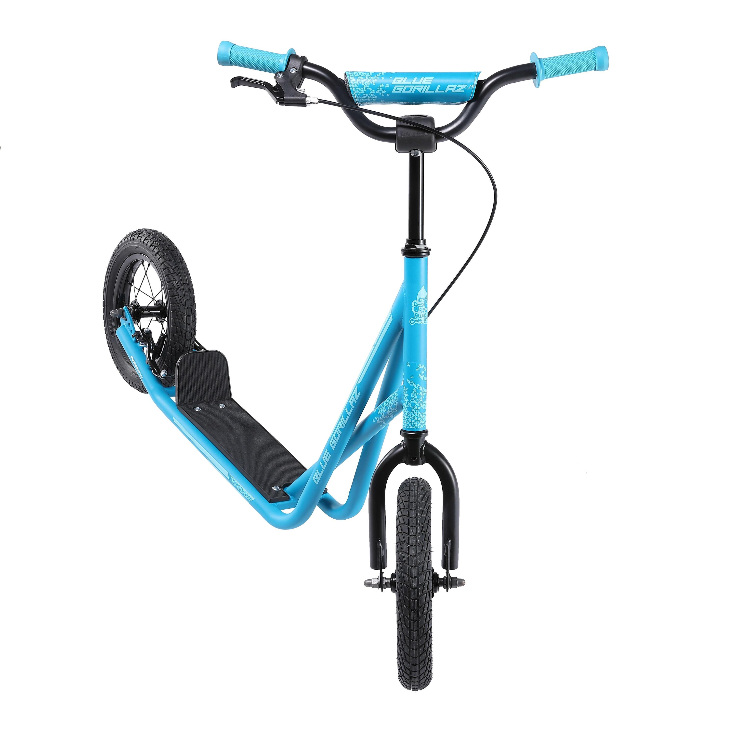 Trottinette grandes roues 12", pour enfants de 8 ans, pneus gonflables, Sport 3/5