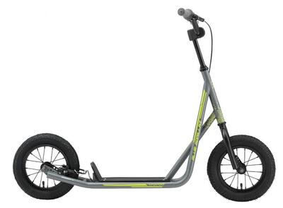 Step met grote wielen 12", voor kinderen van jaar, met luchtbanden, sport