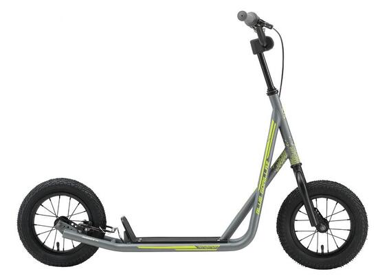 Trottinette grandes roues 12", pour enfants de 8 ans, pneus gonflables, Sport