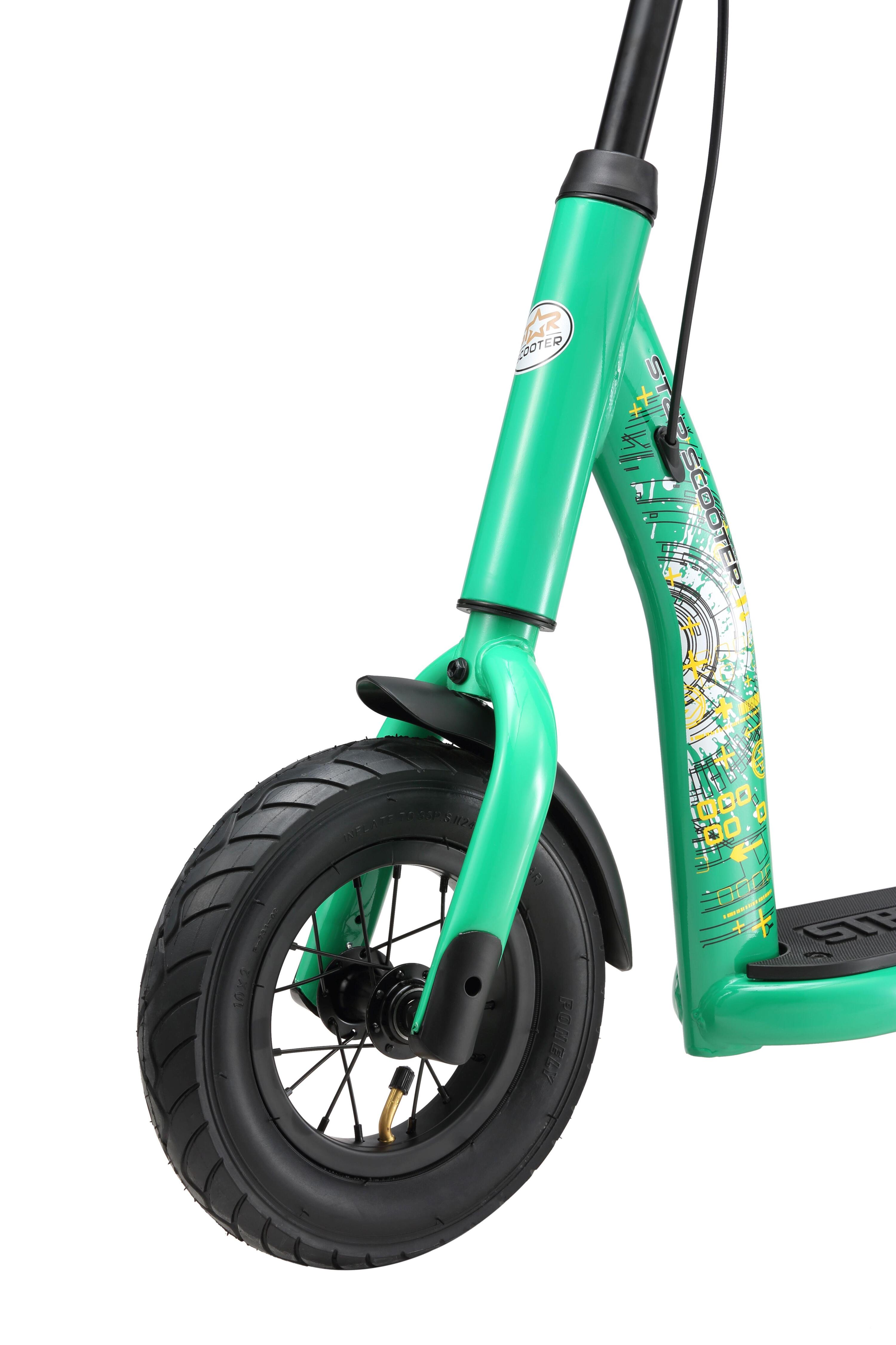 Monopattino con granruote 10", per bambini 5 anni, pneumatici ad aria, NewGen 3/5