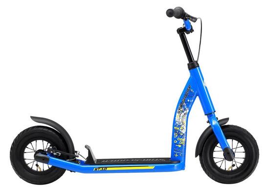 Trottinette grandes roues 10", pour enfants de 5 ans, pneus gonflables, NewGen