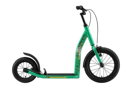 Trottinette grandes roues 16", pour enfants de 8 ans, pneus gonflables, NewGen