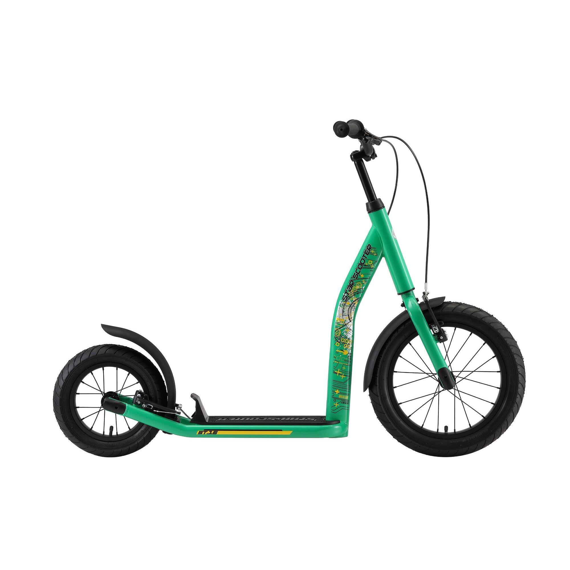 Star Scooter - Trottinette Grandes Roues 16", Pour Enfants De 8 Ans, Pneus Gonflables, Newgen - Trottinette - Vert - Taille Unique - Decathlon