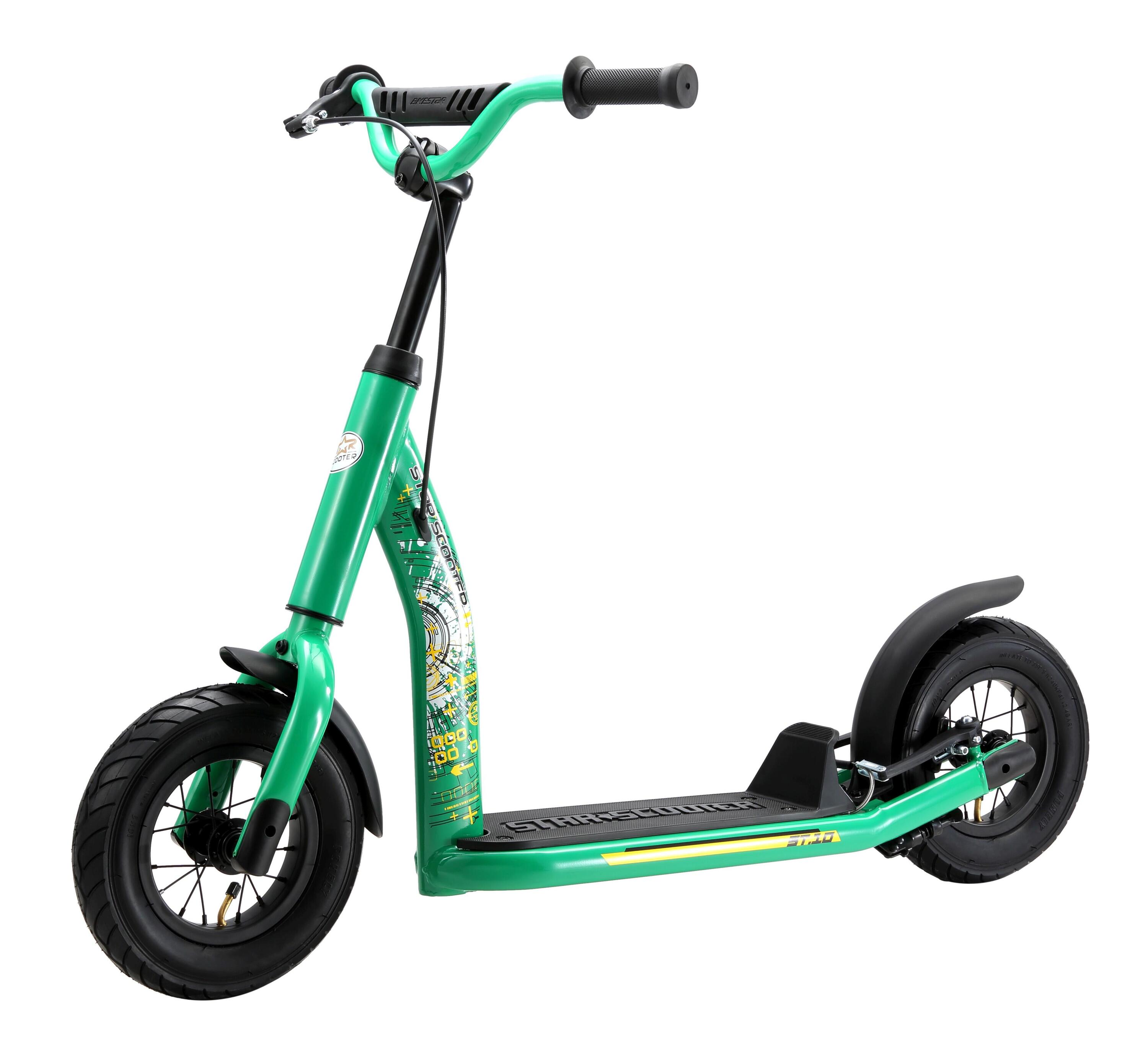 Monopattino con granruote 10", per bambini 5 anni, pneumatici ad aria, NewGen 4/5