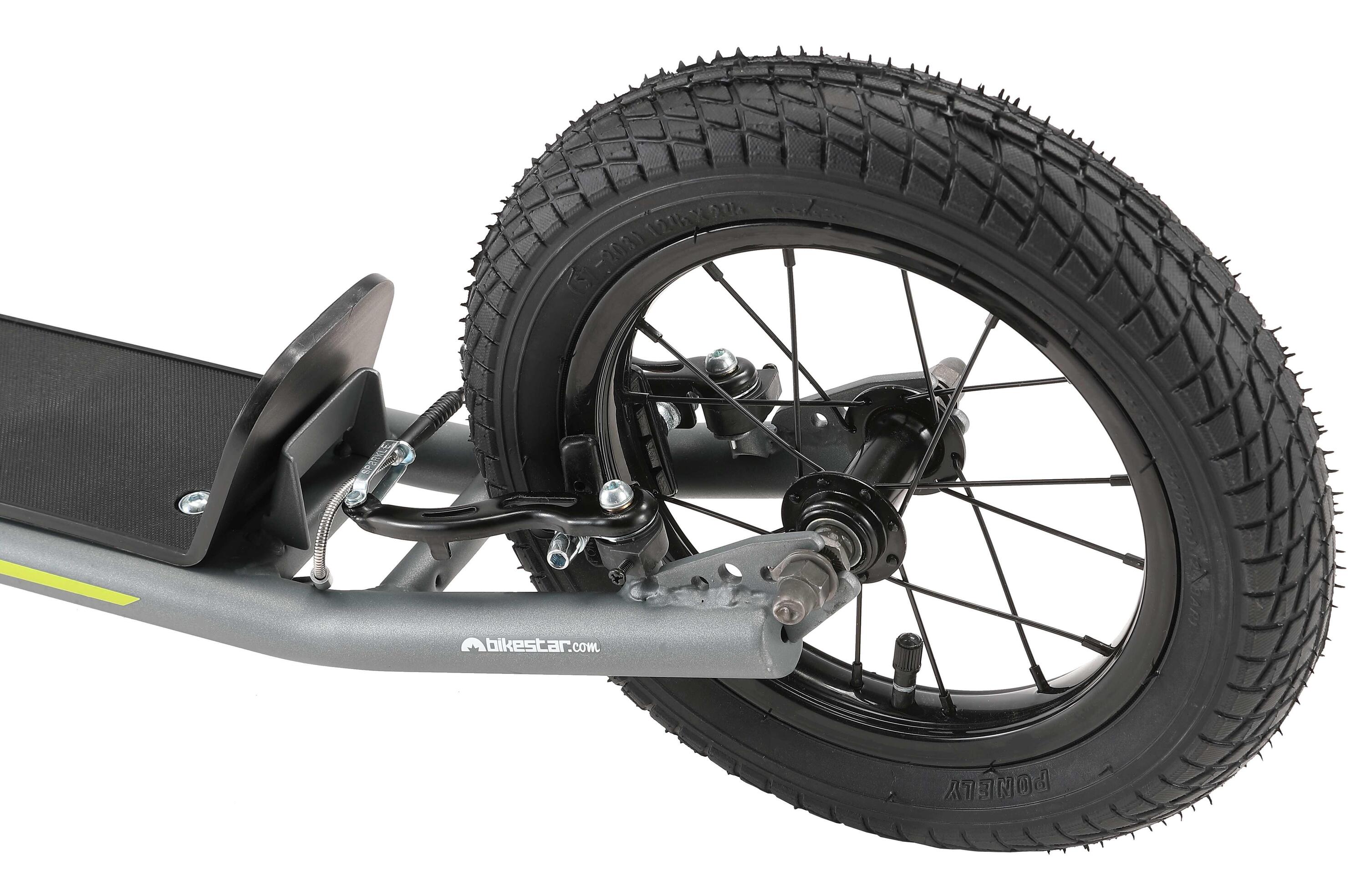 Trottinette grandes roues 12", pour enfants de 8 ans, pneus gonflables, Sport 4/5