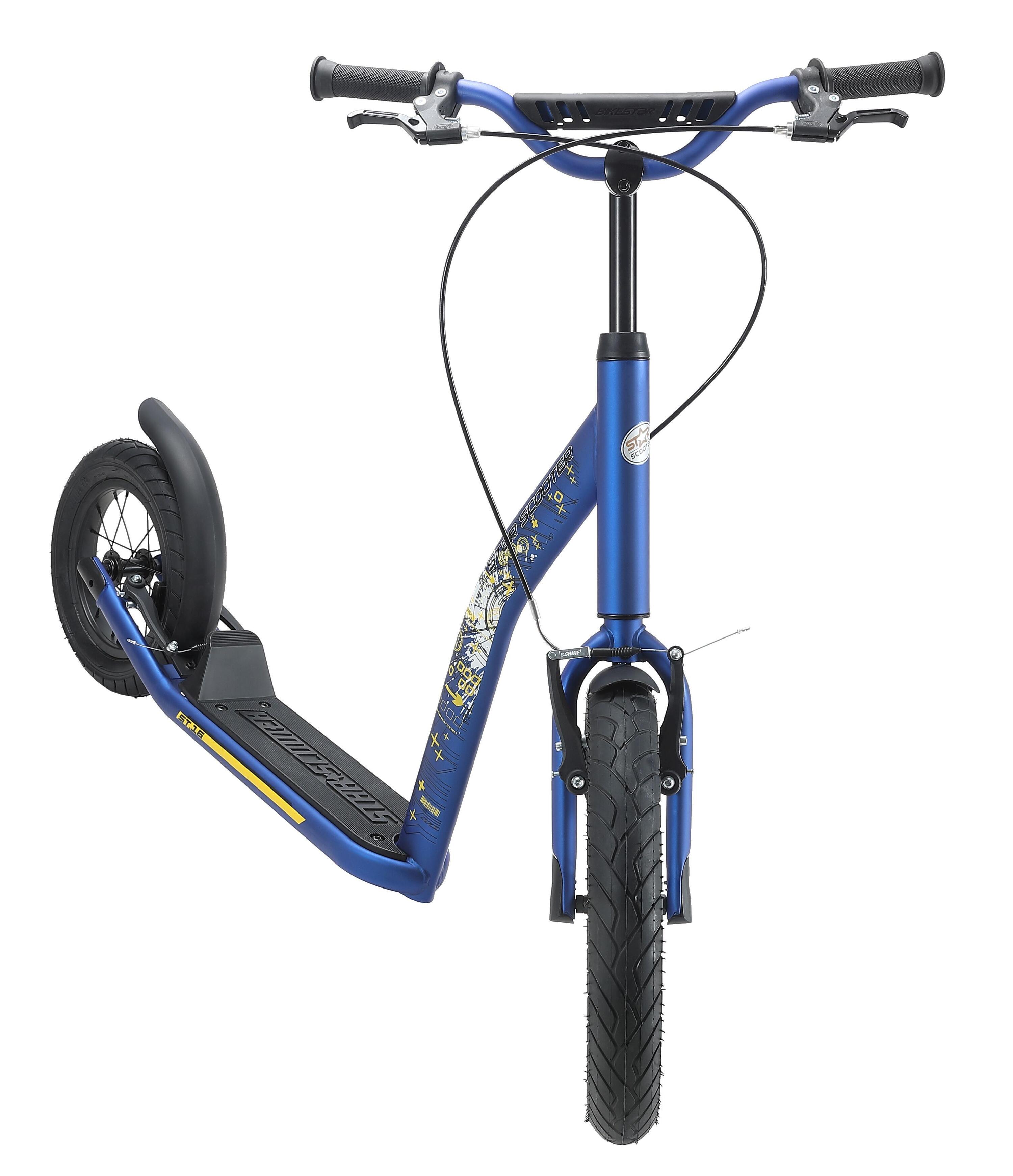 Monopattino con grandi ruote 16", per bambini 8 anni, pneumatici ad aria, NewGen 3/5