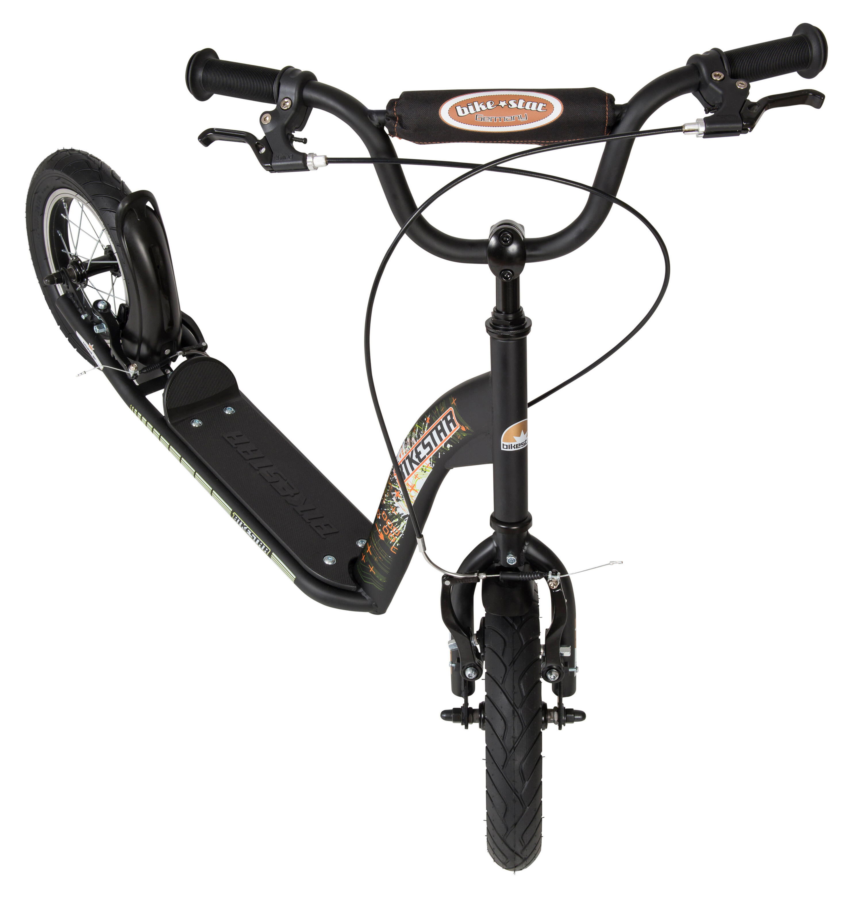Monopattino con granruote 12", per bambini 8 anni, pneumatici ad aria, Sport 4/5