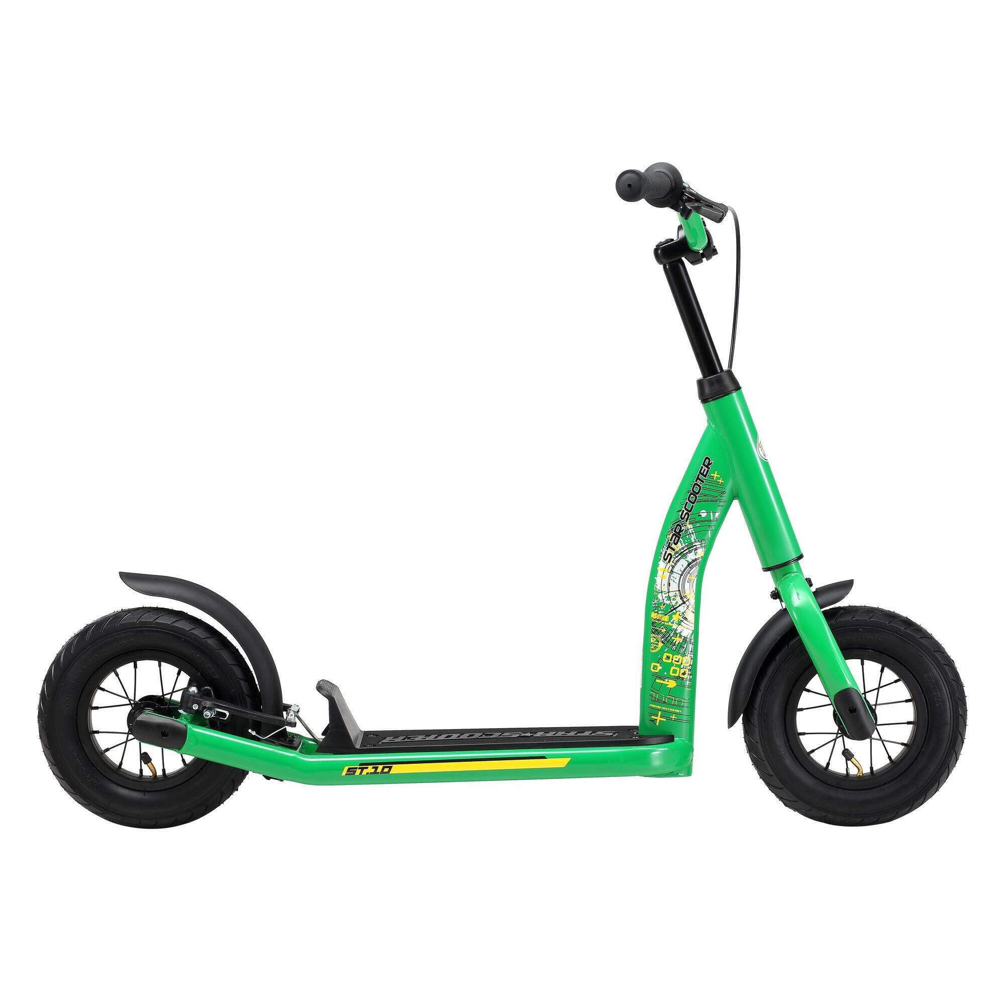 Star Scooter - Trottinette Grandes Roues 10", Pour Enfants De 5 Ans, Pneus Gonflables, Newgen - Trottinette - Vert - Taille Unique - Decathlon