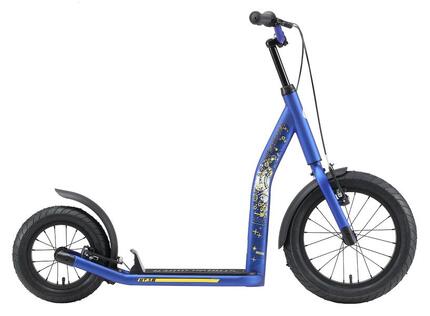 Trottinette grandes roues 16", pour enfants de 8 ans, pneus gonflables, NewGen