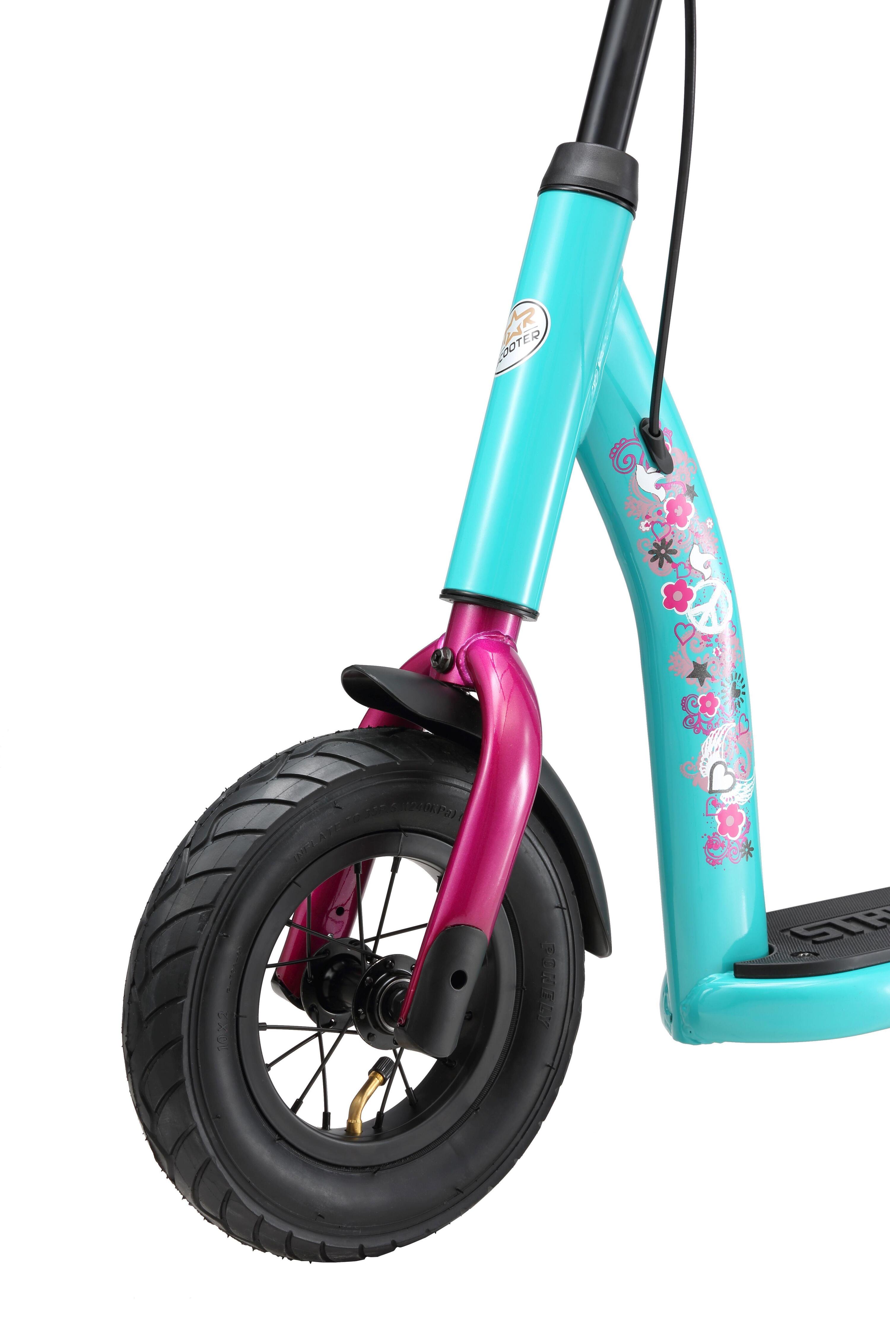 Monopattino con granruote 10", per bambini 5 anni, pneumatici ad aria, NewGen 3/5