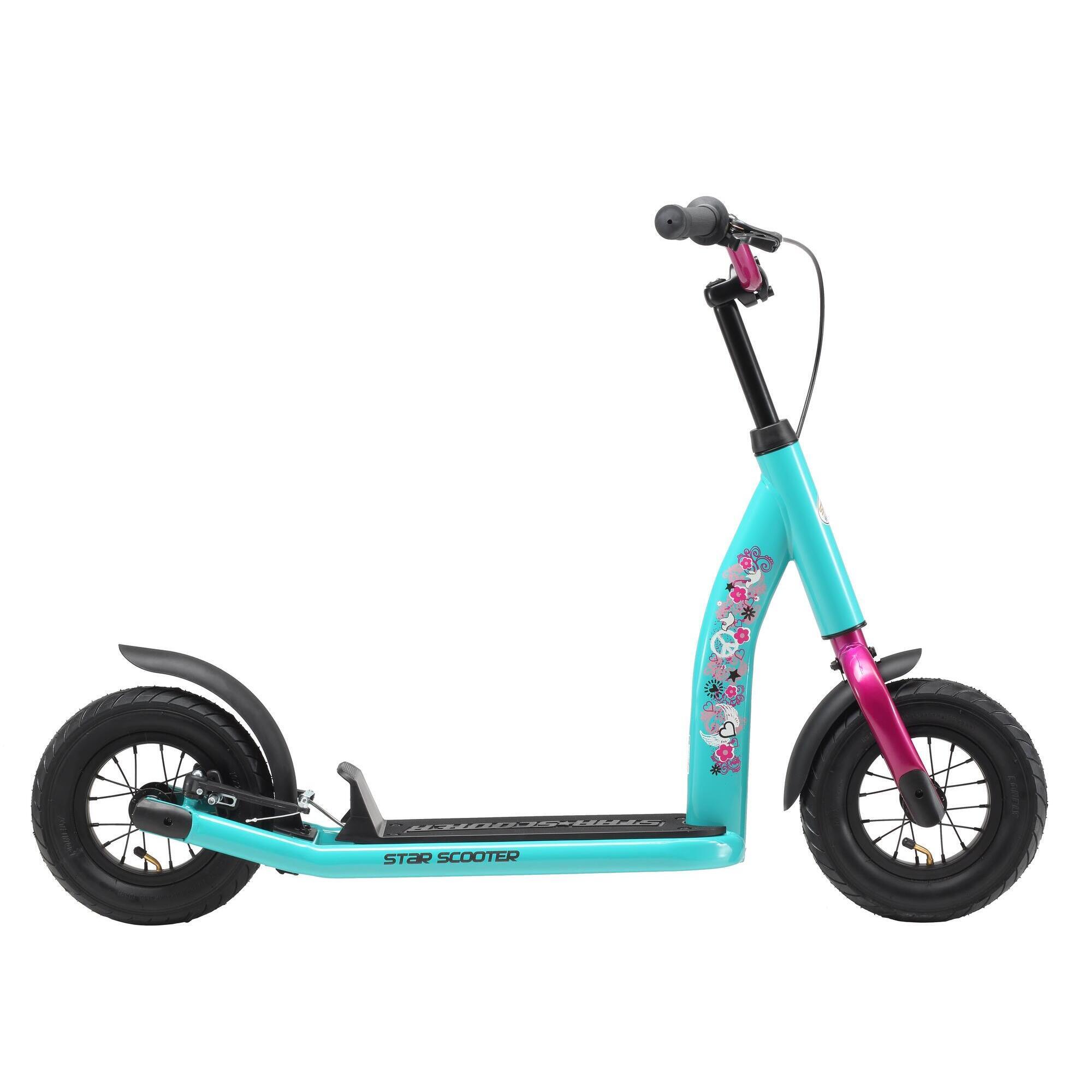 Star Scooter - Trottinette Grandes Roues 10", Pour Enfants De 5 Ans, Pneus Gonflables, Newgen - Trottinette - Vert - Taille Unique - Decathlon