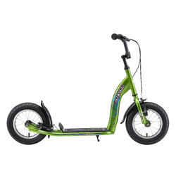 Bikestar autoped, 12 inch, Sport step, groen