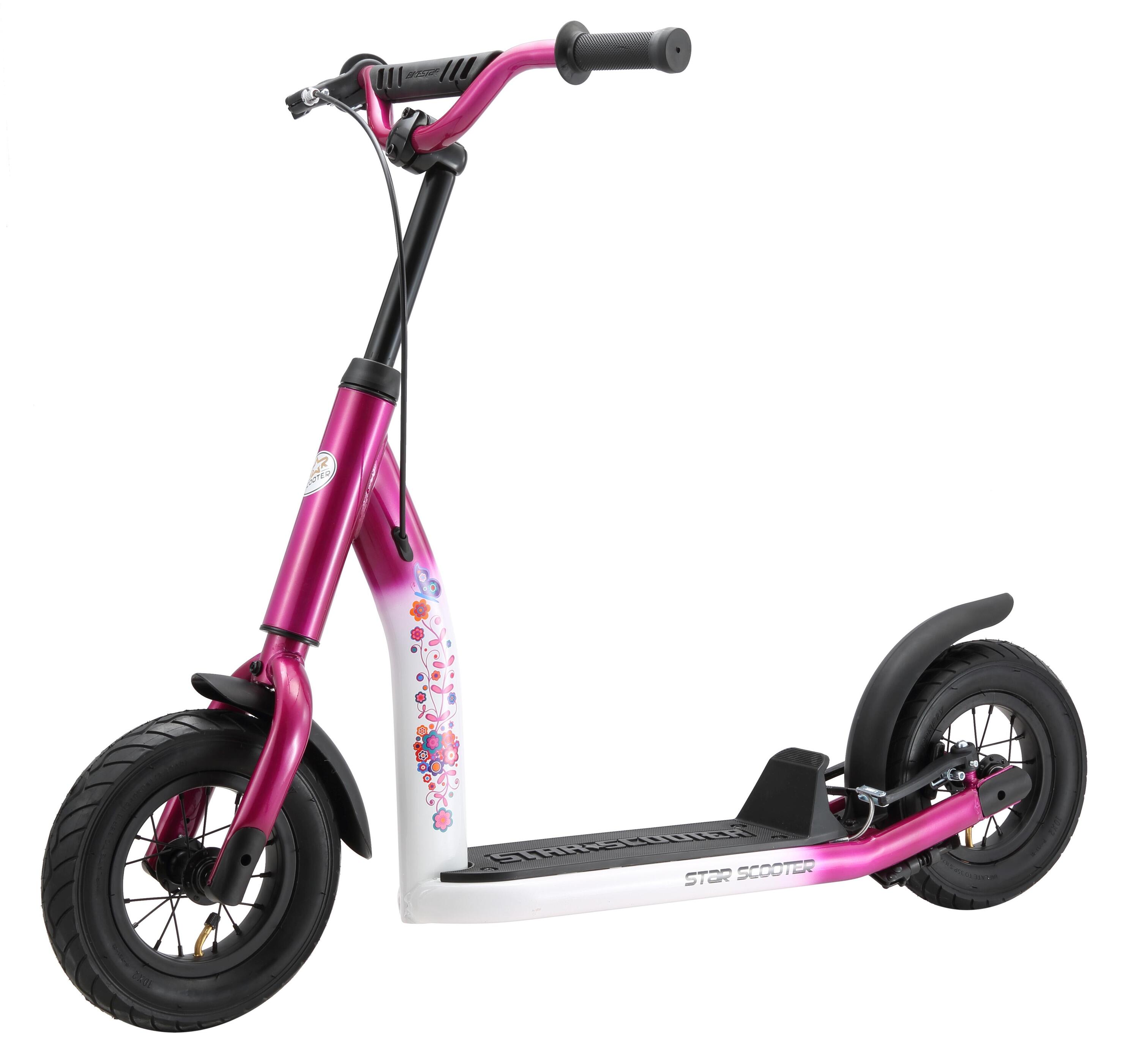 Monopattino con granruote 10", per bambini 5 anni, pneumatici ad aria, NewGen 4/5